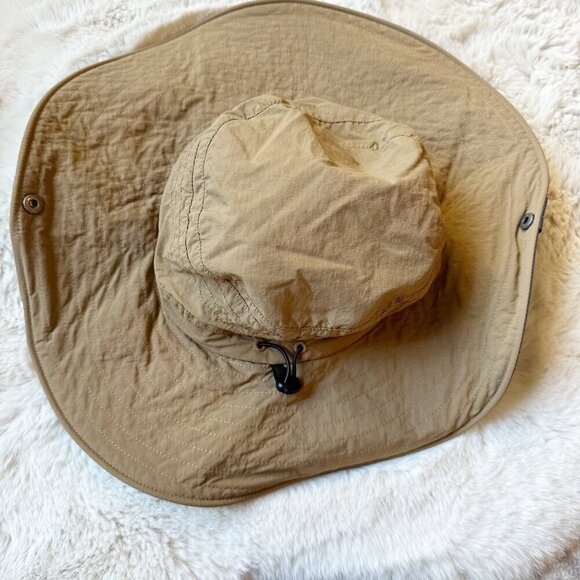 Quechua Outdoor Bucket Hat Hiking Outdoors‎ Tan One Size - Picture 3 of 9